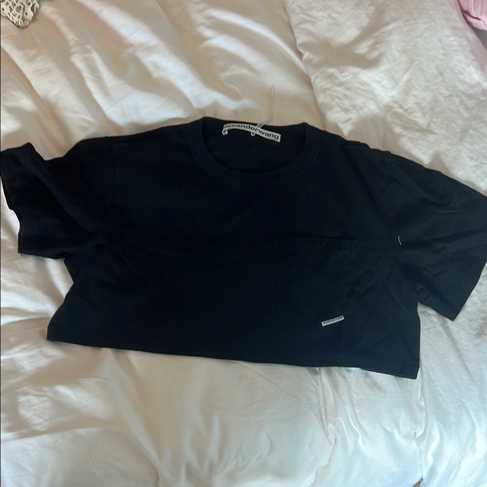 Alexander Wang Black Short Sleeve Tee Essential